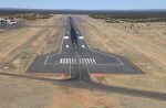 Approach to Alice Springs aerodrome