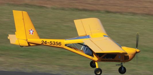 Aeroprakt A22L Foxbat 24-5356 landing at Bathurst Airport.