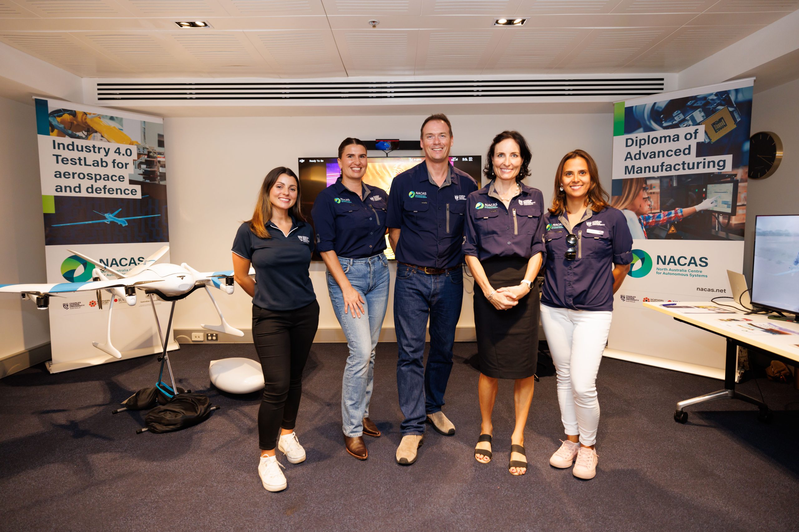 Some members of the NACAS team at a drone consultation in Darwin (Source: NACAS)